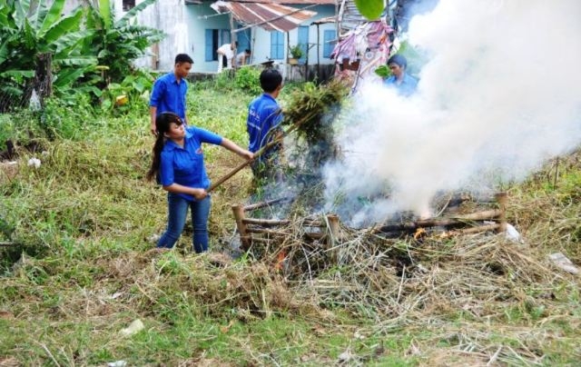 Đà Nẵng ra quân tổng dọn vệ sinh môi trường, diệt bọ gậy.