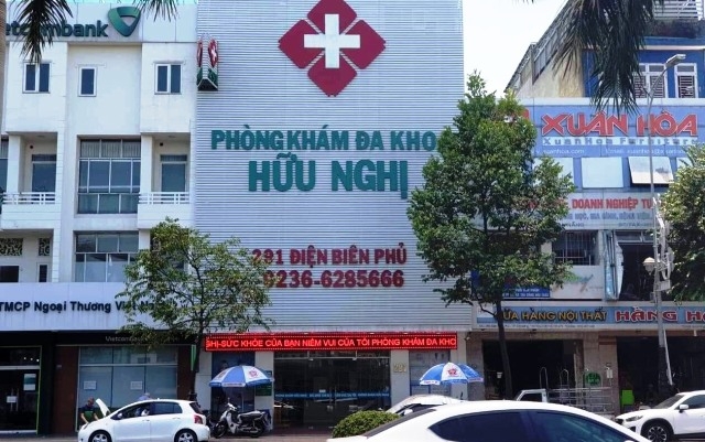 Phòng khám đa khoa Hữu Nghị bị tước giấy phép hành nghề 4,5 tháng.