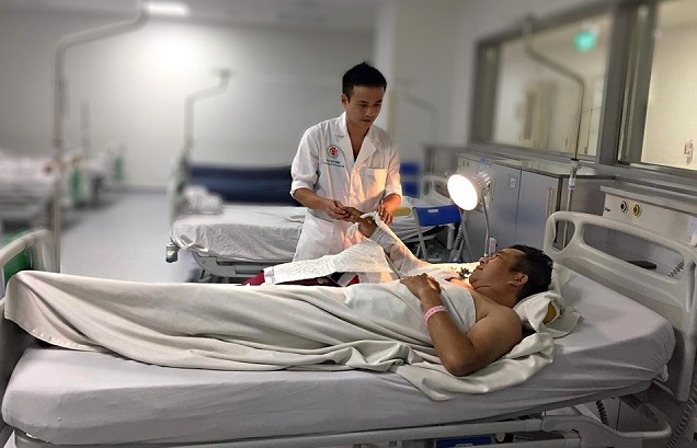 Bệnh nhân đã bảo toàn được cánh tay kỳ diệu.