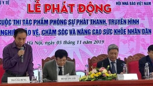 Thi phóng sự phát thanh, truyền hình về sự nghiệp bảo vệ, chăm sóc và nâng cao sức khỏe nhân dân