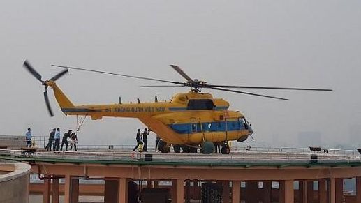 Đưa vào hoạt động sân bay trực thăng phục vụ cấp cứu