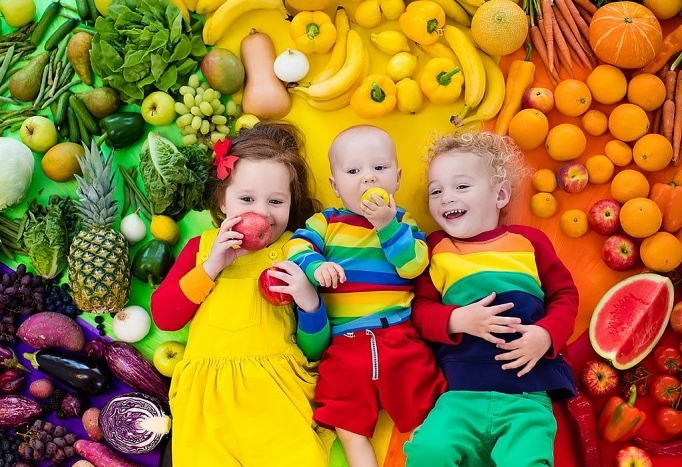 Hoa quả giúp tăng sức đề kháng cho trẻ