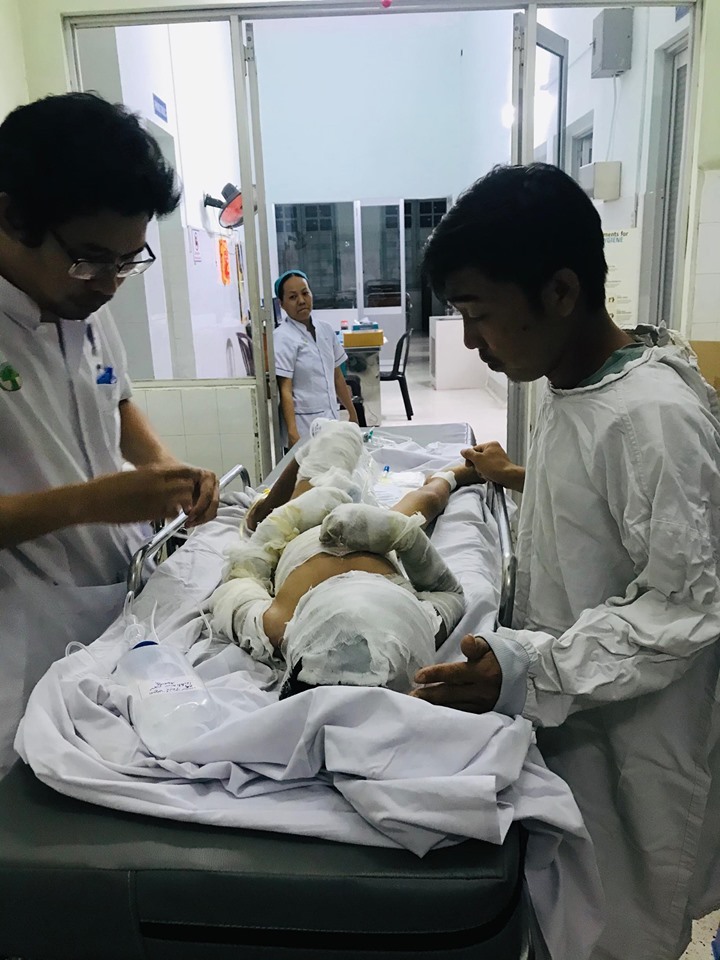 Bệnh nhi được điều trị tâm lý và theo dõi thêm tại BV Nhi đồng 2. Ảnh: BSCC