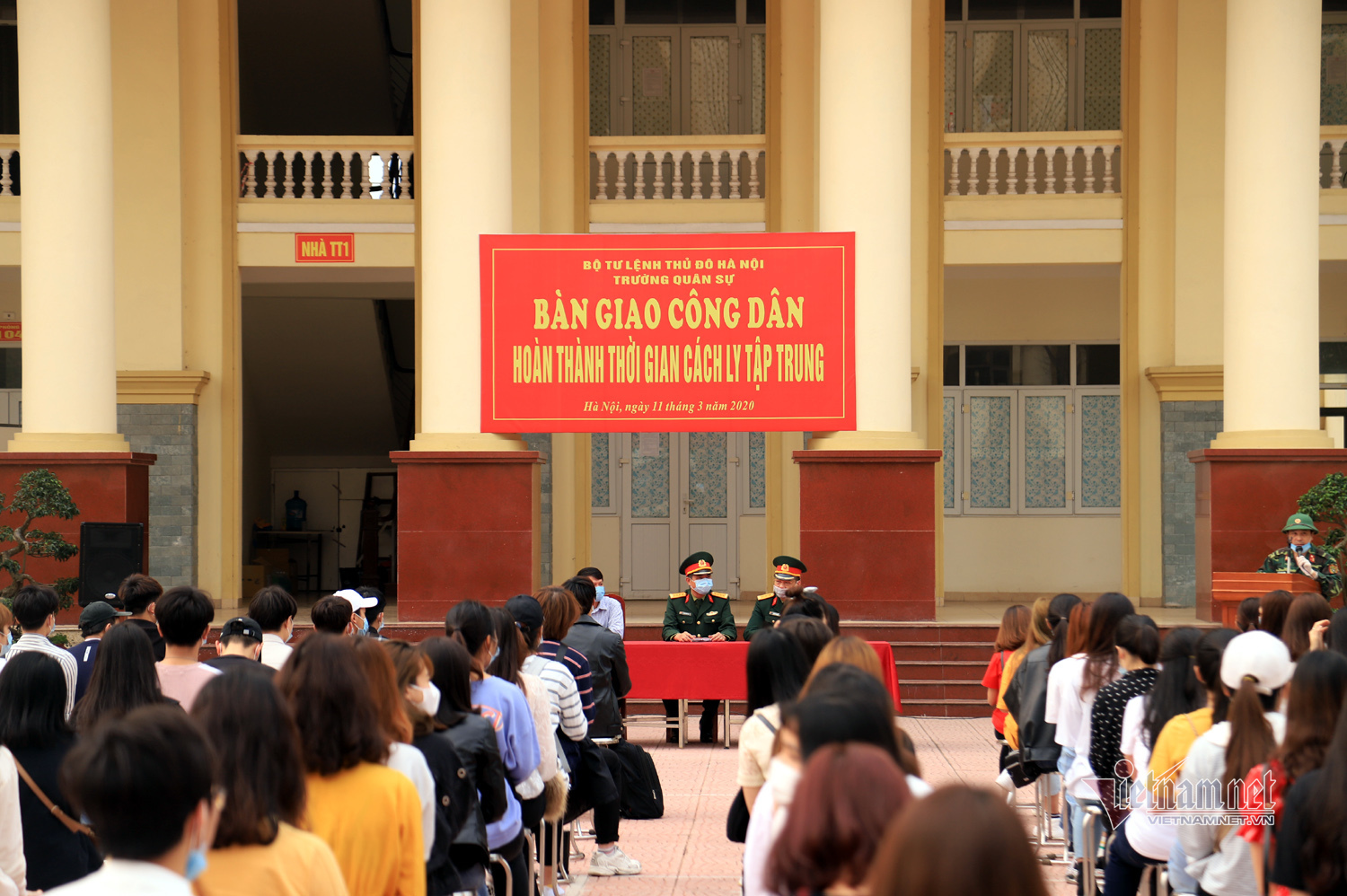 Ngày mai Bộ Tư lệnh Thủ đô Hà Nội tiếp tục bàn giao công dân đủ thời hạn cách ly tại Trung đoàn 59, Sư đoàn 301