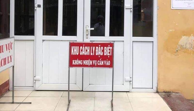 Một công dân huyện Lý Nhân, tỉnh Hà Nam đang được cách ly, theo dõi tại Bệnh viện Đa khoa tỉnh Hà Nam