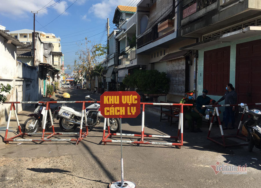 Cách ly các tuyến đường sáng nay tại Bình Thuận
