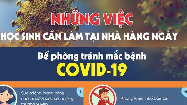 Những việc học sinh cần làm để phòng tránh Covid-19