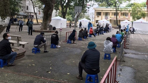 2 điểm dã chiến Hà Nội ghi nhận 7 người dương tính với Covid-19