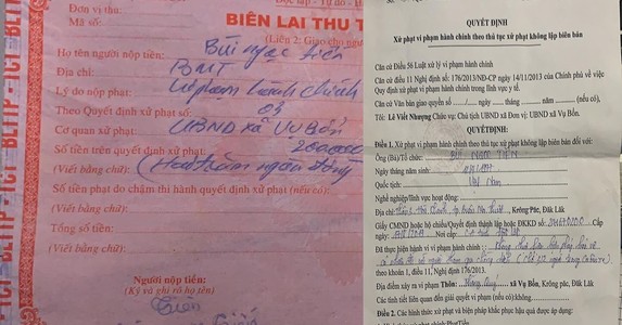 Xin lỗi, hủy quyết định phạt tài xế xe tải 200 nghìn vì tụ tập quá 2 người