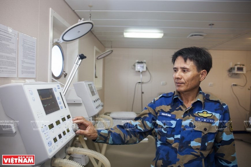 A mobile hospital at sea