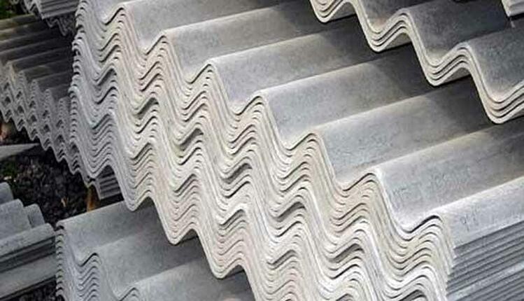 Amiăng để sản xuất tấm lợp được xác định gây ung thư và bệnh phổi. Ảnh: Pinterest