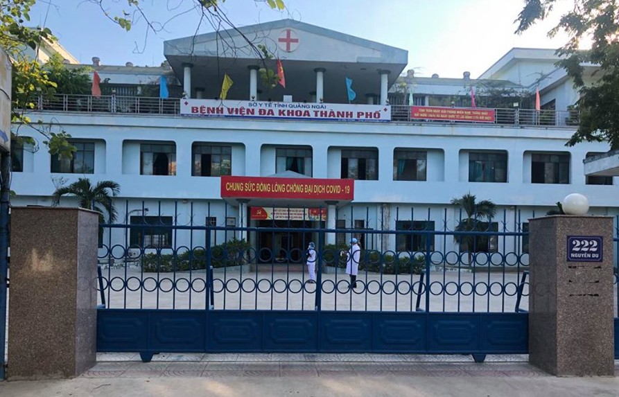 Bệnh viện đa khoa TP Quảng Ngãi ngưng tiếp nhận bệnh nhân