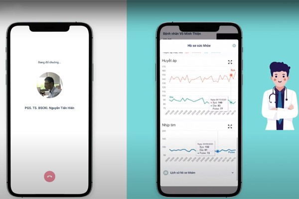 Ngồi tại nhà được bác sĩ khám bệnh trực tuyến