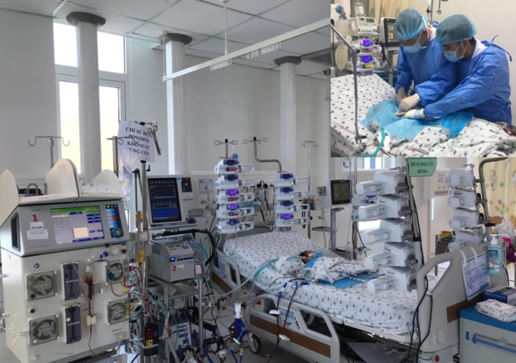 Bé 4 ngày tuổi được cứu bằng ECMO