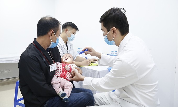 Vá hàm ếch miễn phí cho 60 trẻ dị tật