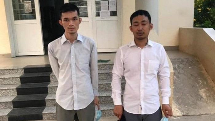 Hai người quốc tịch Trung Quốc trốn khỏi khu cách ly bị bắt ở Long An.