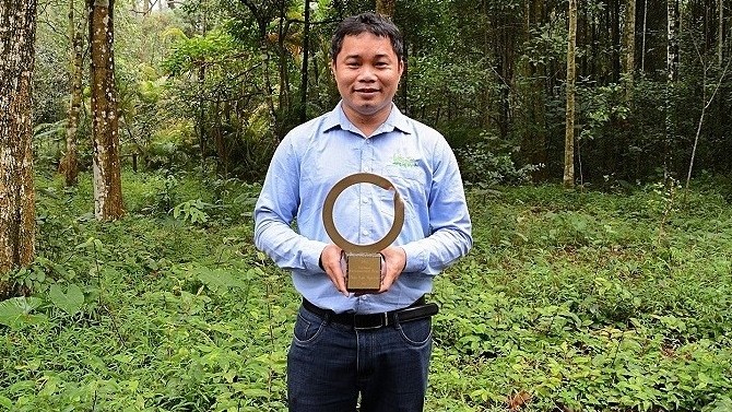 Vietnamese wildlife conservationist gets 'Green Nobel' prize