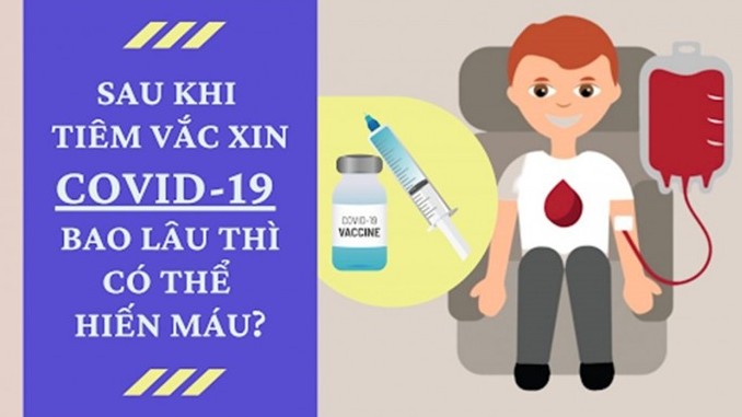 Sau tiêm vaccine Covid-19, muốn đi hiến máu có được không?