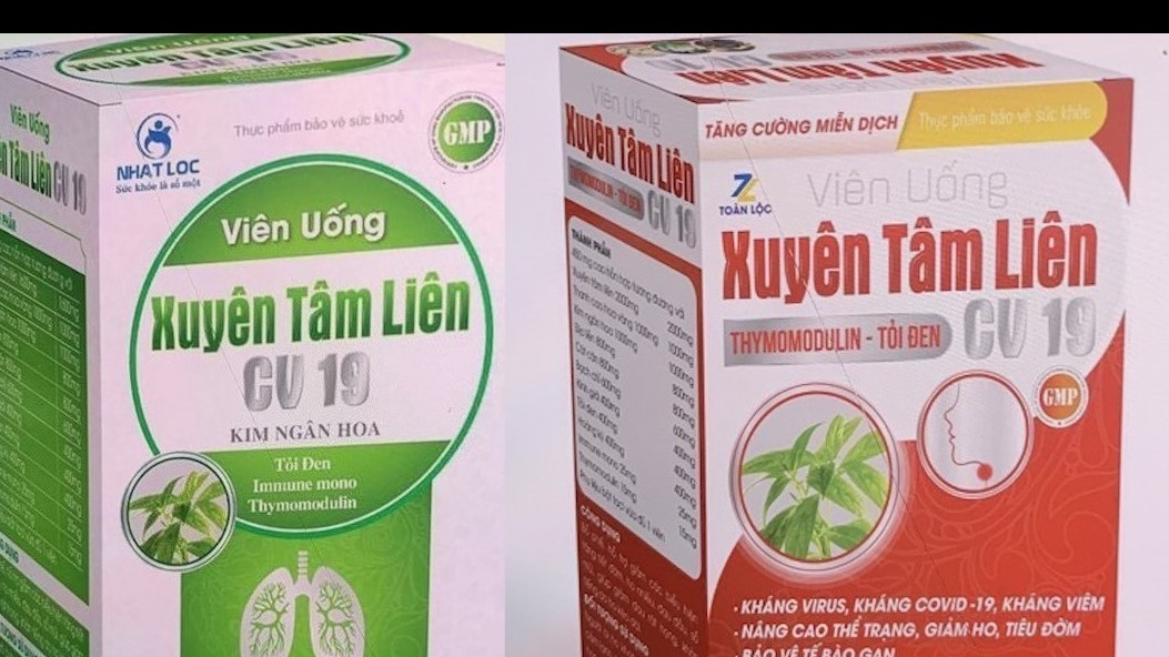 Bộ Y tế cảnh báo khẩn về 2 sản phẩm Xuyên tâm liên giả mạo