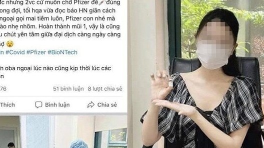 Hoa khôi khoe được tiêm vaccine nhờ "ông ngoại" bị phạt 12,5 triệu đồng