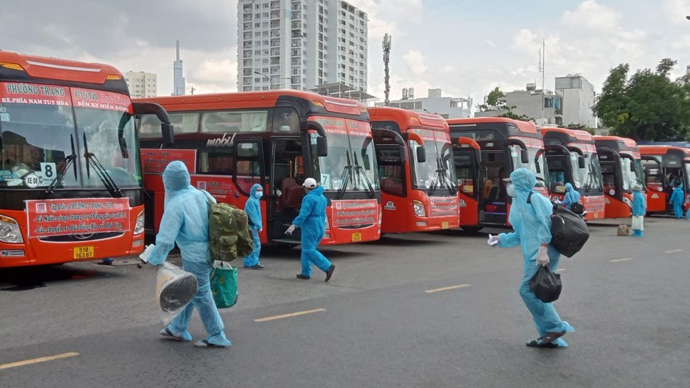 Tỉnh Phú Yên phối hợp đón công dân về quê