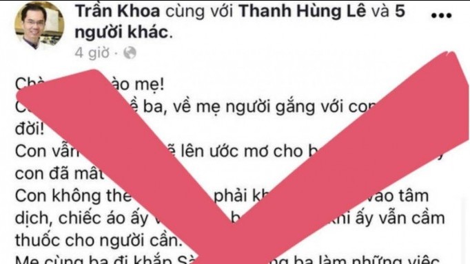 Xử phạt 5 triệu đồng mỗi tài khoản chia sẻ tin "bác sĩ Khoa"