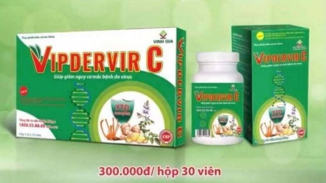 Vinh Gia phải đổi tên TPCN trùng tên thuốc thử nghiệm chữa Covid VIPDERVIR?