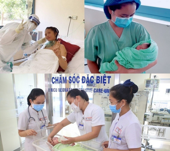 Nghẹt thở mổ cấp cứu lấy thai nhi gần 35 tuần tuổi từ thai phụ mắc Covid-19