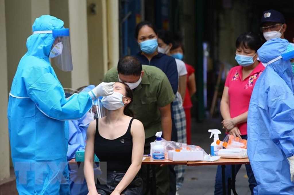 Hà Nội xét nghiệm diện rộng cho cư dân quanh Bệnh viện Việt - Đức Hà Nội xét nghiệm diện rộng cho cư dân quanh Bệnh viện Việt - Đức
