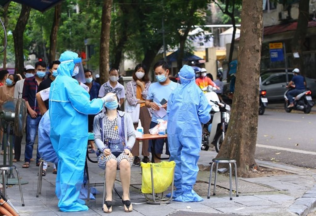 Hà Nội xét nghiệm diện rộng cho cư dân quanh Bệnh viện Việt - Đức Hà Nội xét nghiệm diện rộng cho cư dân quanh Bệnh viện Việt - Đức