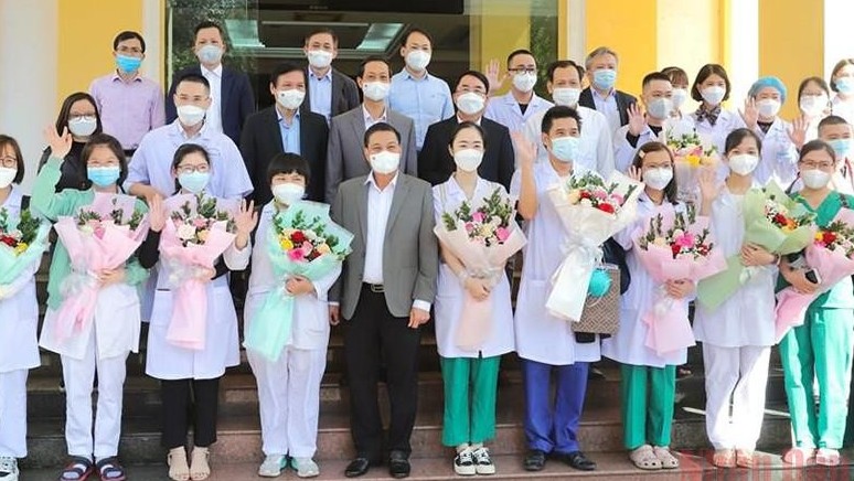 50 cán bộ y tế Hải Phòng hỗ trợ Tây Ninh phòng, chống dịch