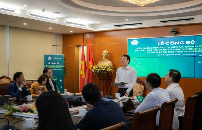 Thứ trưởng Bộ TT-TT Nguyễn Huy Dũng phát biểu tại buổi lễ