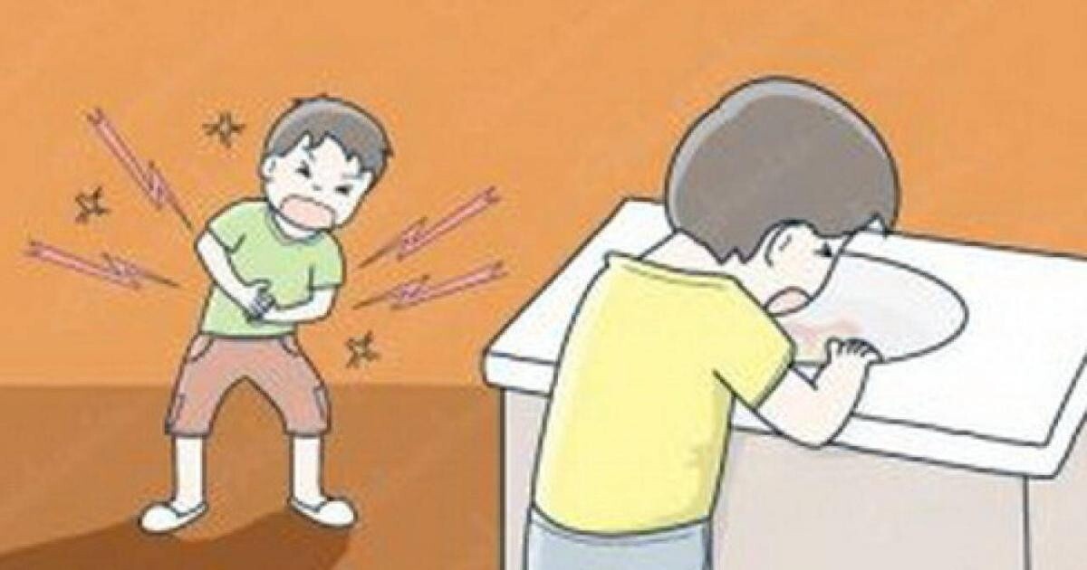 50 học sinh đã bị nôn mửa sau khi uống sữa. Ảnh minh họa