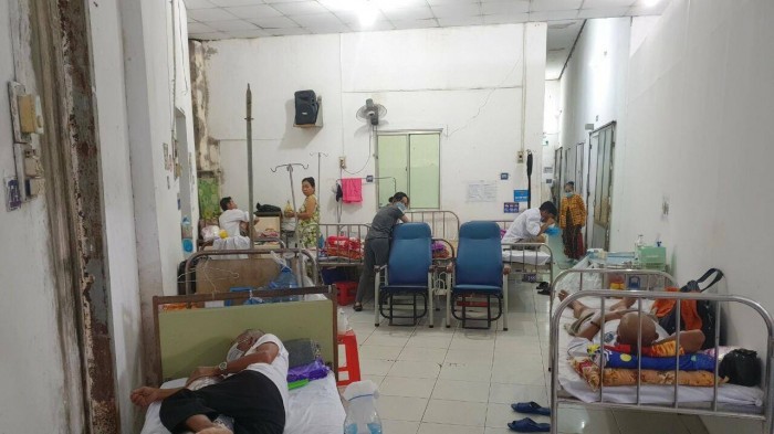 Bệnh nhân điều trị tại BV Ung bướu thành phố Cần Thơ.