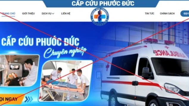 Phát hiện cơ sở cung cấp dịch vụ vận chuyển cấp cứu không phép